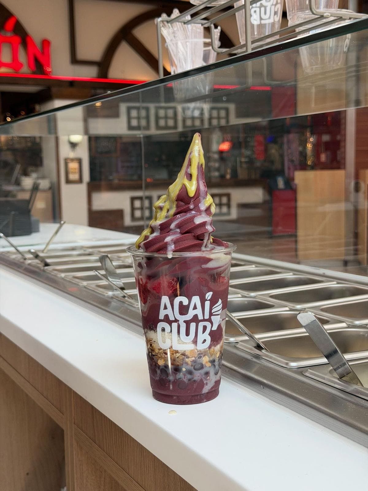 Vaso de açaí armado de Açaí Club